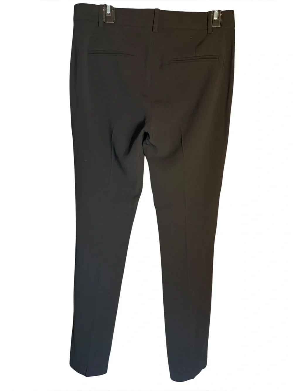 Theory Women’s Size 4 Black Tailored Straight Leg Dress Pants 33” Inseam